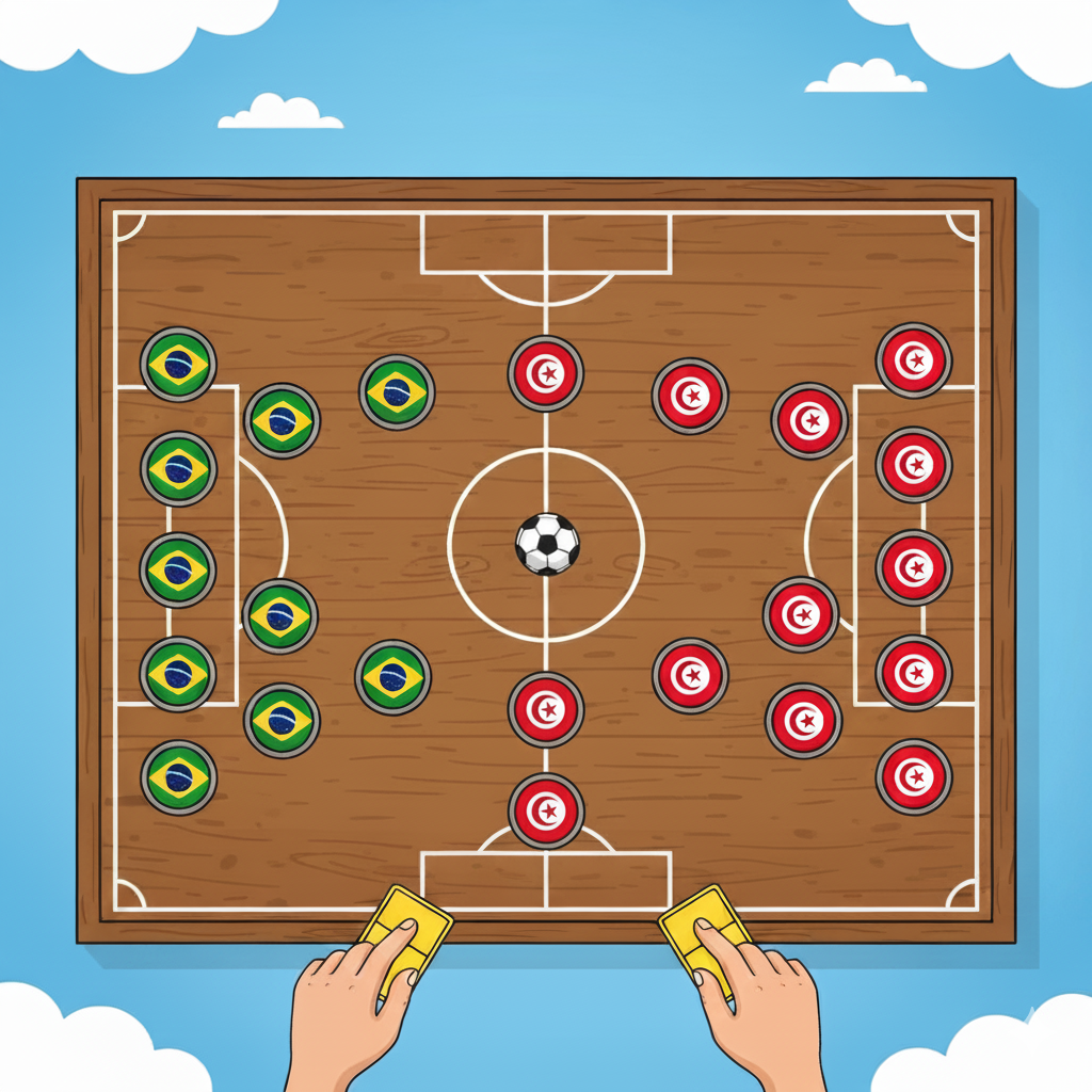 brtz-1 Prováveis escalações: Brasil vs Tunísia